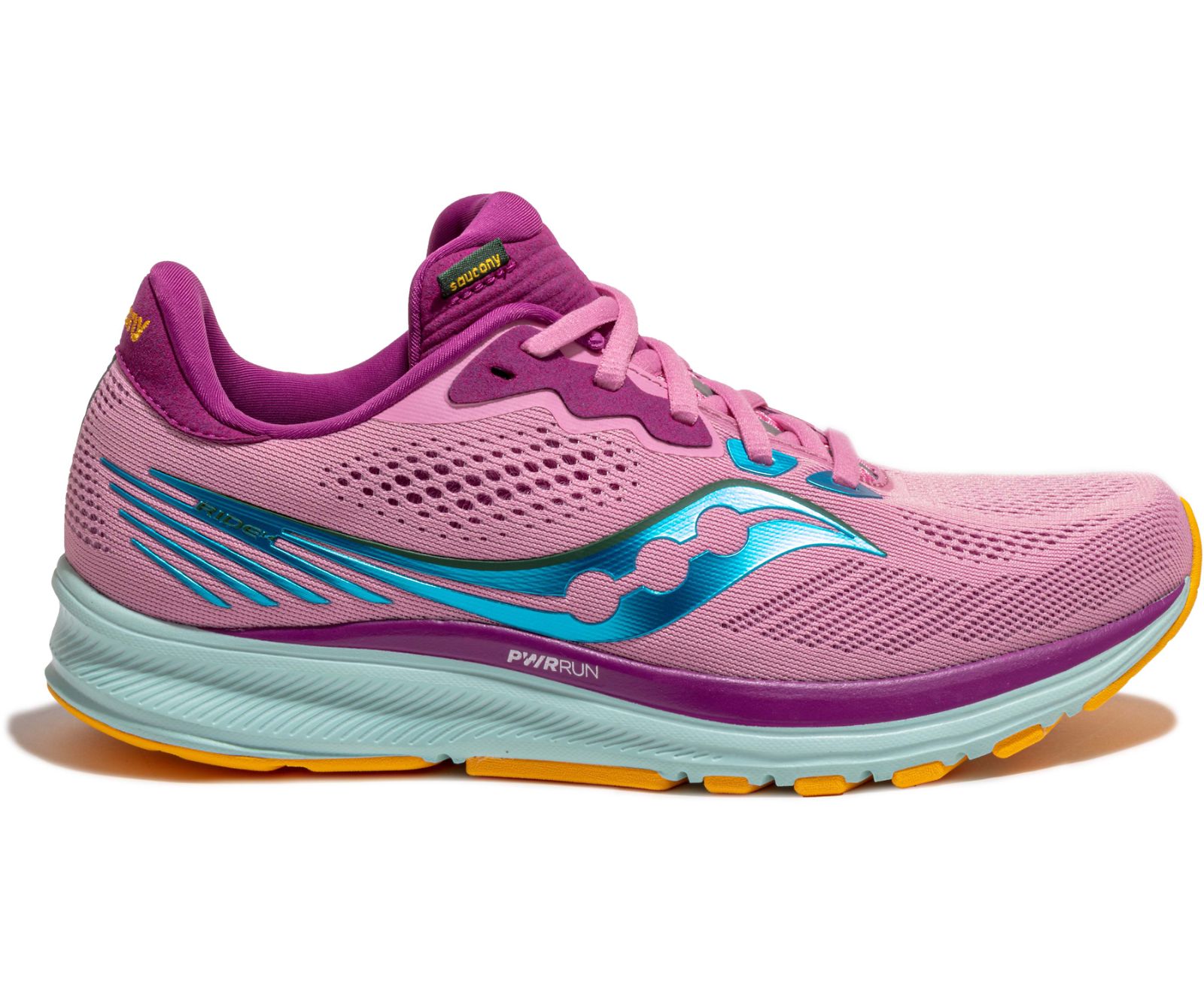 Tenis Para Correr Saucony Ride 14 Mujer Rosas Morados | México 191OKIR